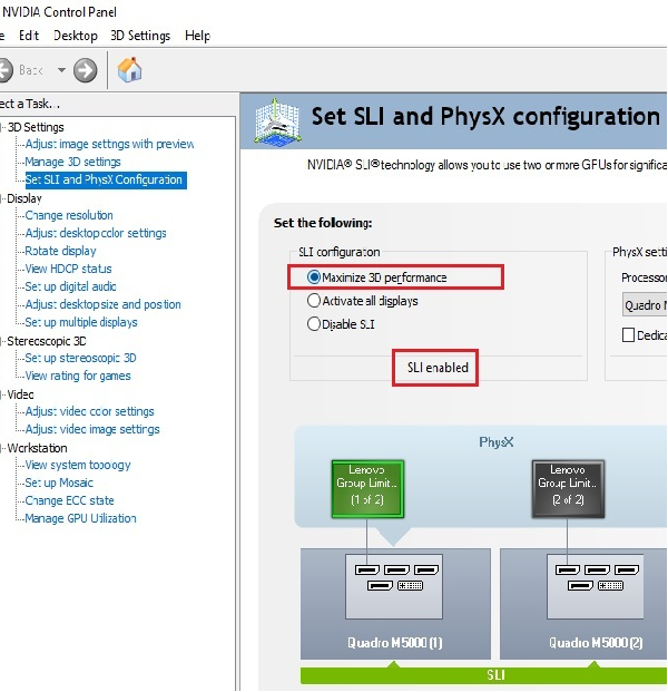 How to enable 2nd monitor when connecting two NVIDIA graphics